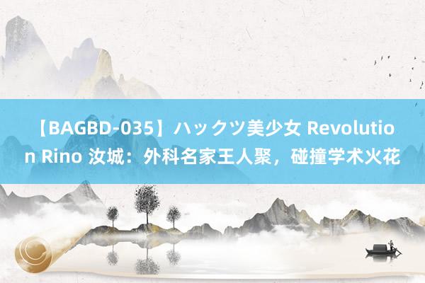 【BAGBD-035】ハックツ美少女 Revolution Rino 汝城：外科名家王人聚，碰撞学术火花