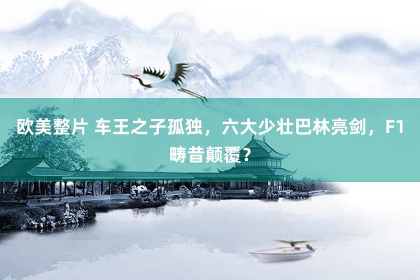 欧美整片 车王之子孤独，六大少壮巴林亮剑，F1畴昔颠覆？